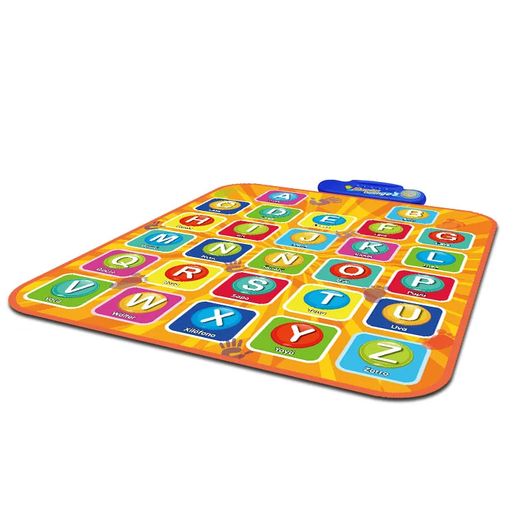 Kids Custom Outdoor Smart Spanish Music Carpet Electronic Revolution Dance Challenge Mat With Game