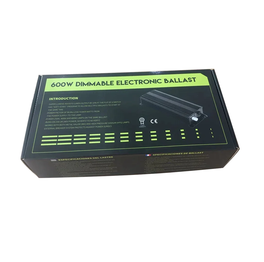 250w/400w/600w/ super lumens Electronic ballast HPS MH Hydroponic 600w Digital Ballast