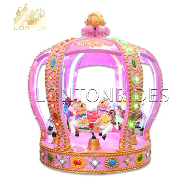 Amusement Park Rides Family Rides Merry Go Round Unique Crown Carousel