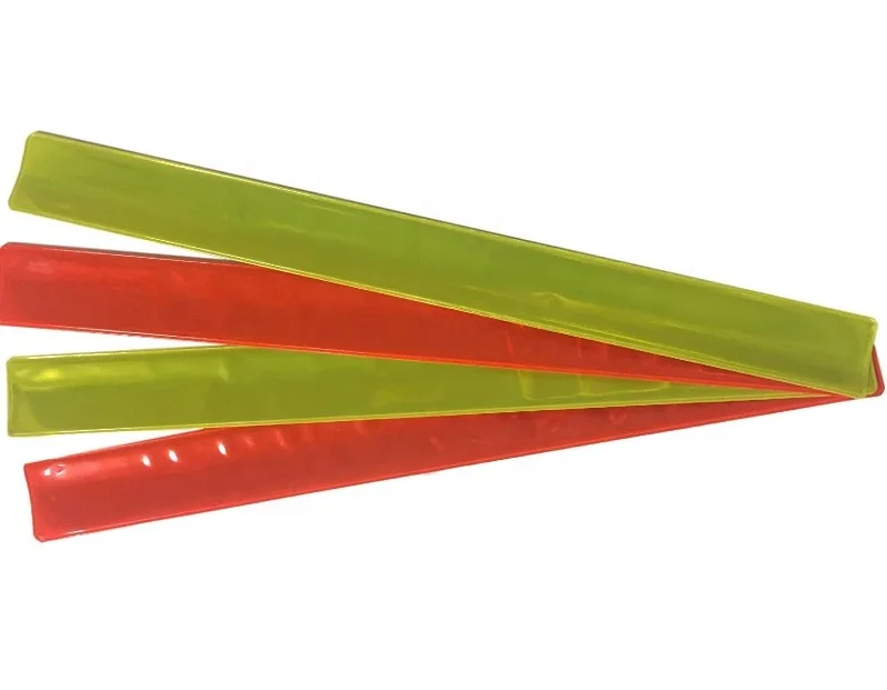 Hotsales Shaped Reflective Snap Band, Reflective Slap Wrap CE EN13356