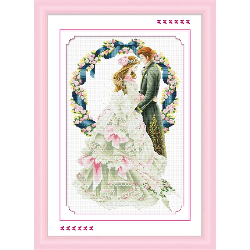 Noble wedding couples wedding festive decorative painting Factory direct sale cross stitch