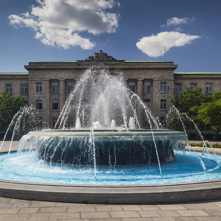 Outdoor Garden Decoration Stone Marble Sitting Buddha Statue Waterfall Water Fountain For Sale