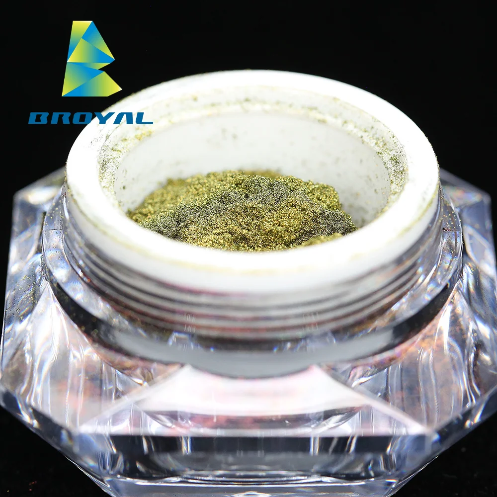 Broyal Hot Sale Color Changing Shift Aurora Super Chameleon Pigments for Nail Craft Car Paint