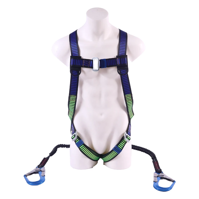 Aviation aluminum hook hanging safety harness high strength full body safety harness