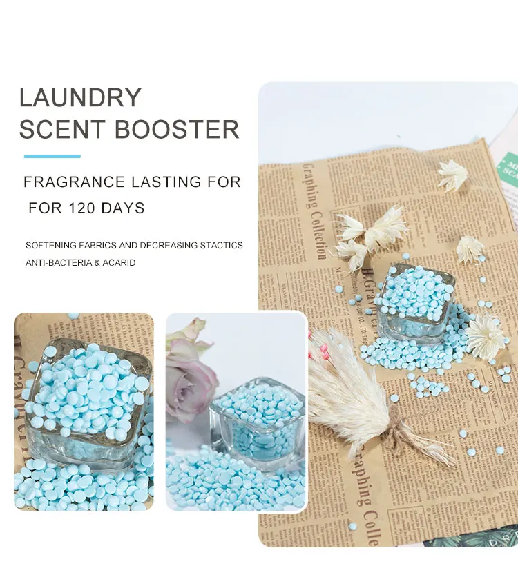 Popular Sale Factory Supply Lasting Fragrance Clothes Protect Perfume Laundry Partner Clean Scent Booster Beads