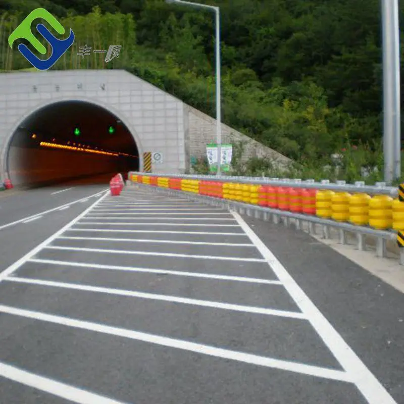 Safety Rolling BarrierDouble Rolling Guard rail System Guardrail Safety Highway