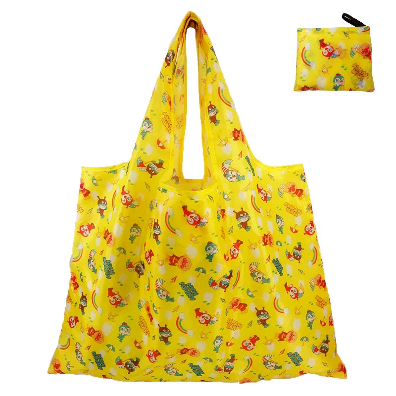 Eco-Friendly Foldable Shopping Bag with Customized Print and Durable Material for Small Quantity Orders