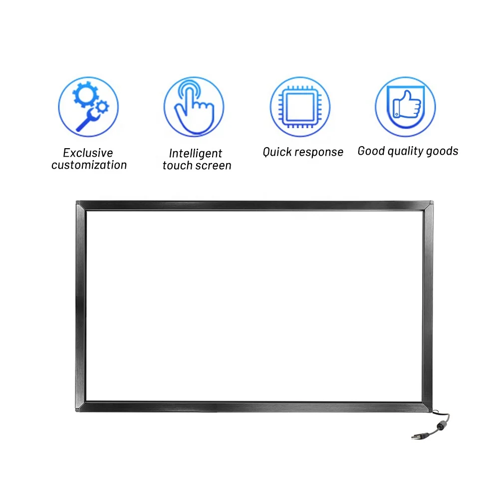 ZHIPING TOUCH 16:9 ratio ir touch screen overlay kit 20 points 23.8 inch IR Touch Screen Panel Frame