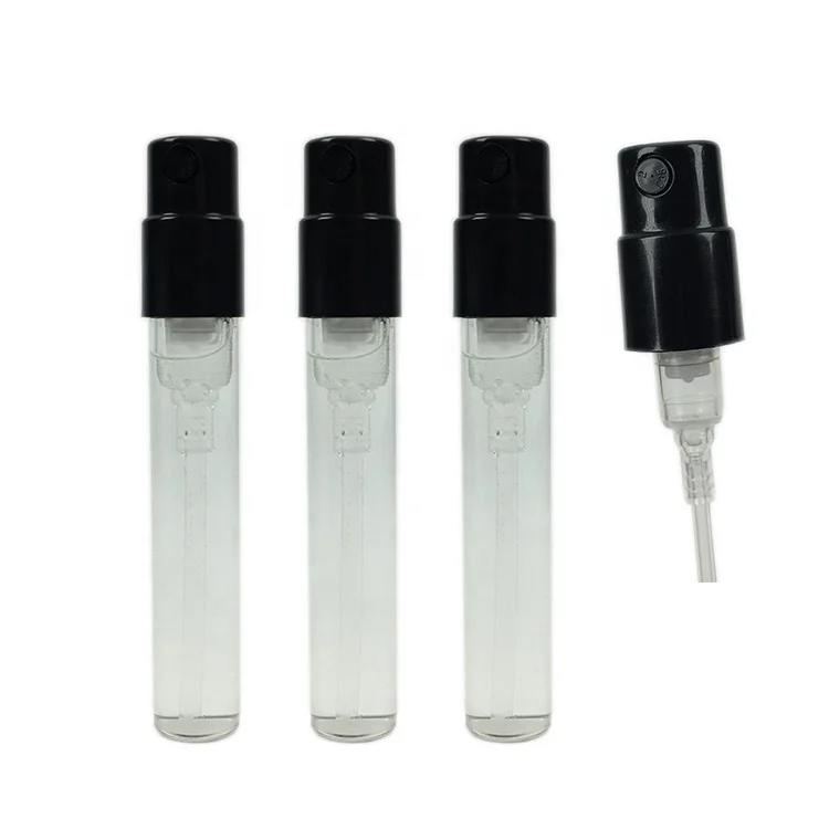 1.5ml 2ml 2.5ml glass vial mini perfume spray bottle glass tube sample bottle