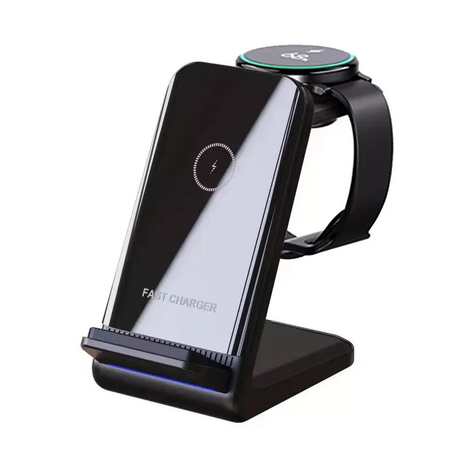 2023 15W 3in1 wireless charging Stand for Samsung huawei iphone airpods pro 2 apple smart watch 3 in 1 wireless charger