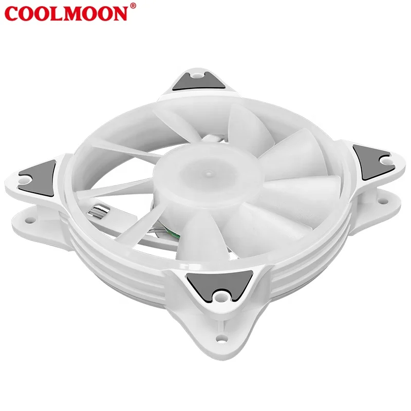 COOLMOON 120mm 5V ARGB computer cooliing fan   Addressable  Motherboard synchron  CPU cooler RGB case fan