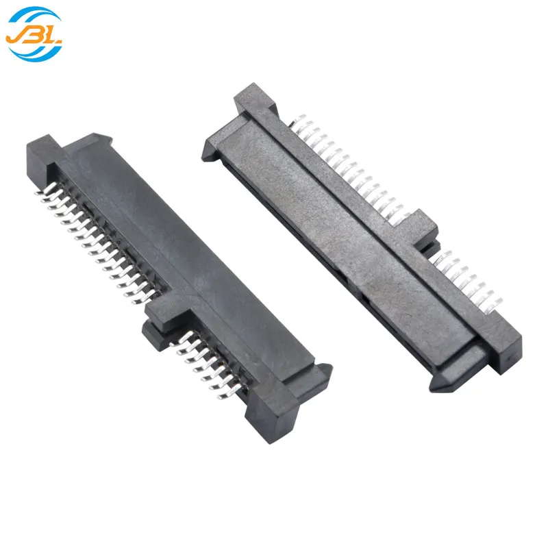 SATA female connector 7+15 single-side splint 1.0 22PIN3.0 High frequency connector twenty years manufacturer