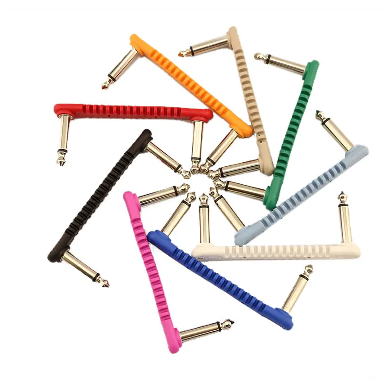 cord guitar effects pedal gold flat patch cable guitar bass patch cable cord guitar effects pedal bridge string