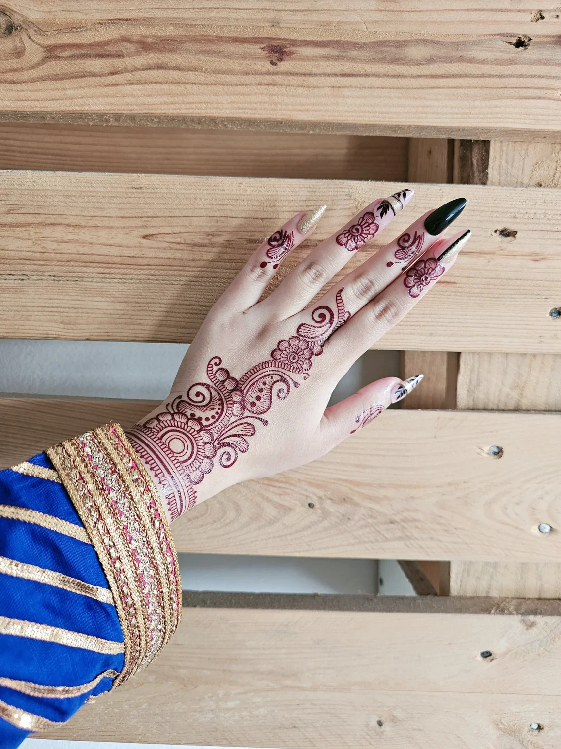 Manufacture India Brown White Henna Temporary Hand Tattoos Body Art Henna Tattoo Stickers Waterproof Henna Tattoos Sticker