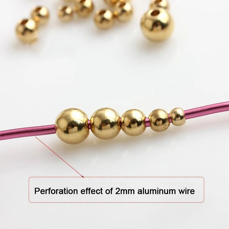 
XuQian Good Quality Round Spacer Beads Wholesale For Bracelet Jewelry Making 