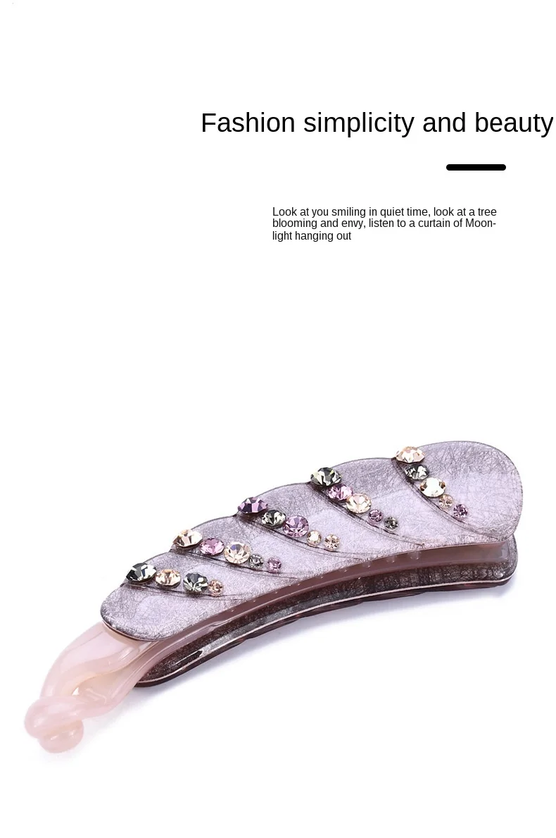 Acrylic barrettes