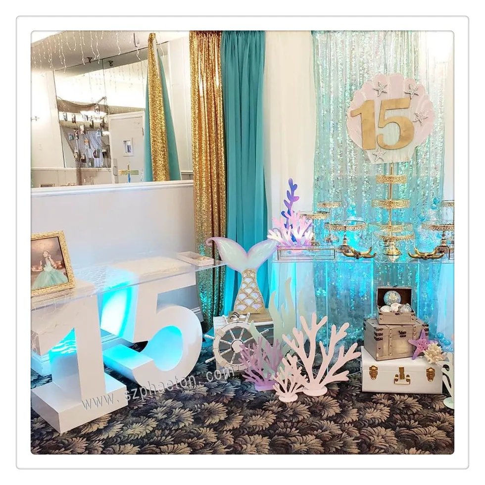 Events and party rental table letters ONE cake stand, birthday number table 15 for kids party supplies