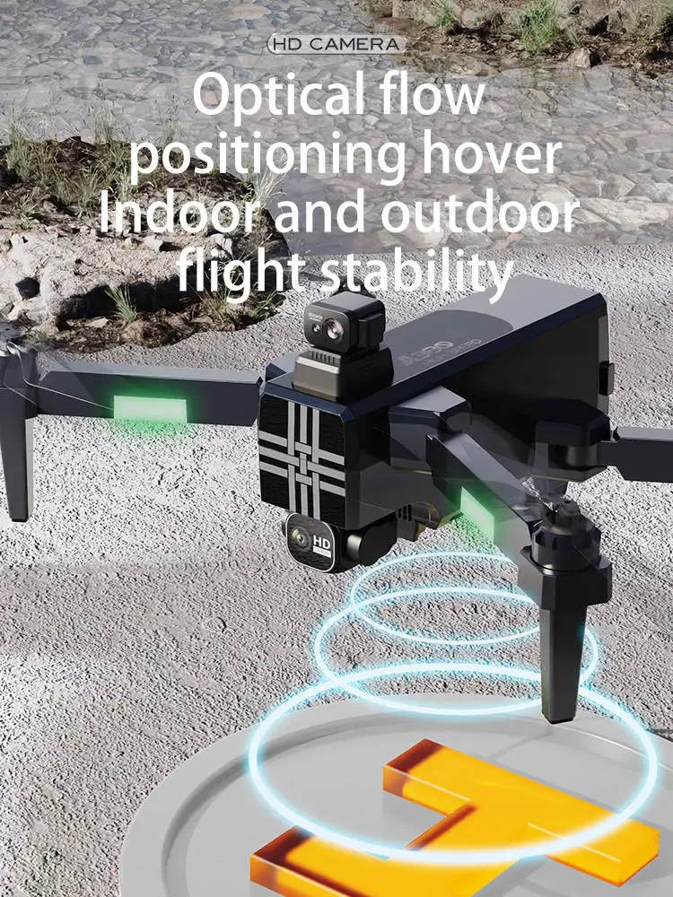 JHD NEW A380 Digital 5G Drone 8K HD 3-axis PTZ Electronic Anti-shake ESC Dual Camera Super Battery Brushless RC FPV Helicopter