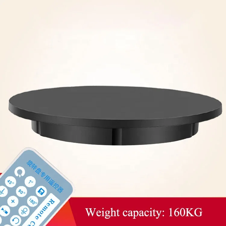 60CM Big Load 100KG Remote Control Turntable Automatic Rotary Stand Revolving Platform Electric Rotating Display Stand Base