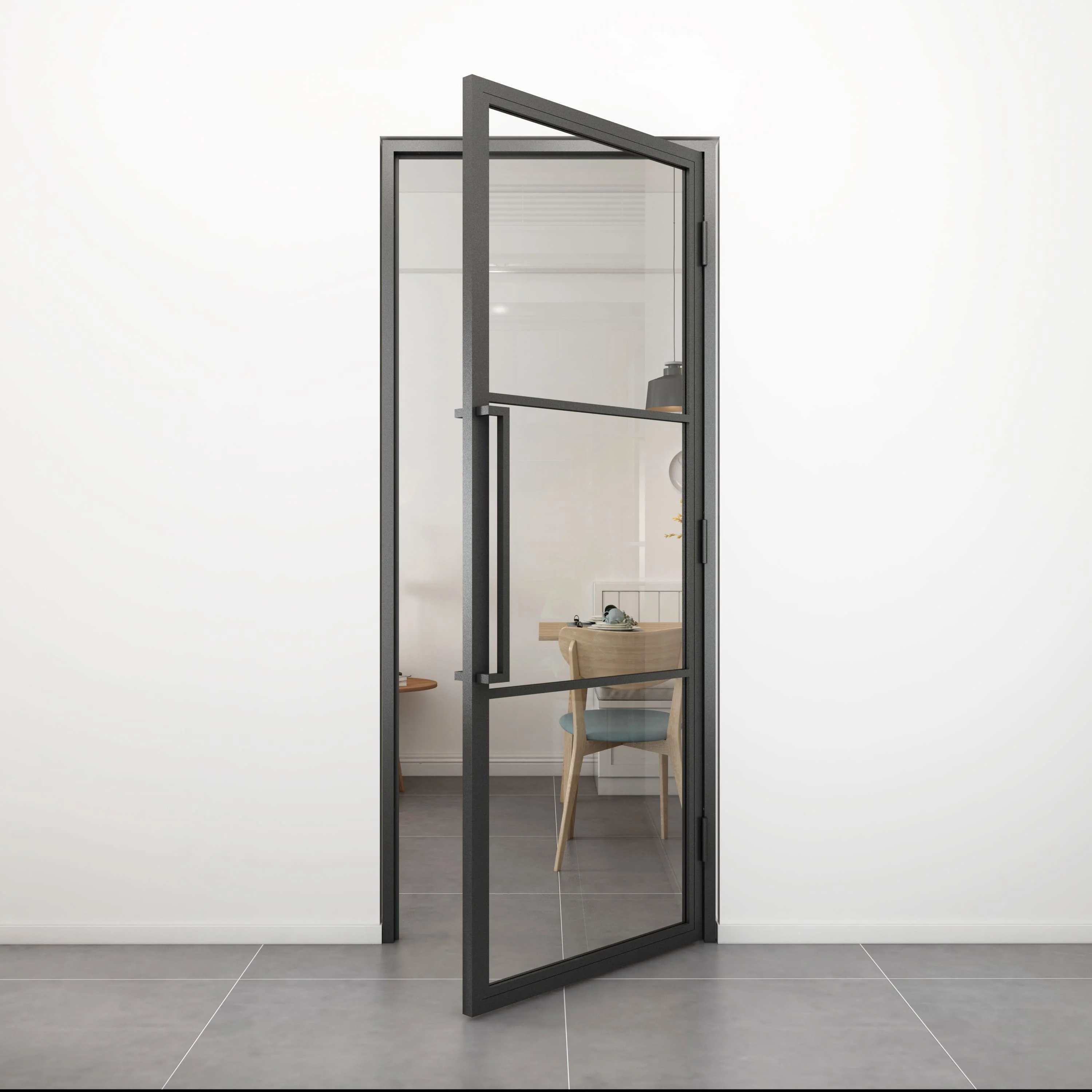 Custom made Steel framed glass doors