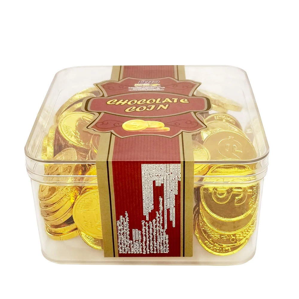 Шоколадные золотые монеты, конфеты оптом