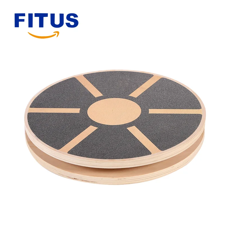 
FITUS Wood Balance Board Waist Twister Exercise Magnetic Therapy Twisting Disc Figure Trimmer 