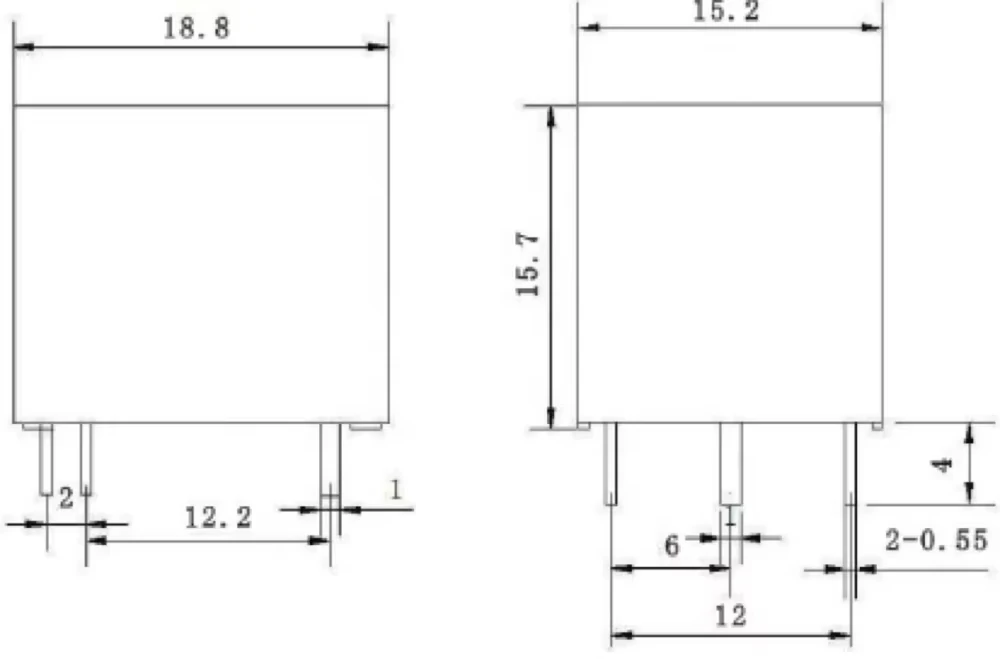 T73 Relay JQC-3F HF3FF LS-T73 3V 5V 6V 9V 12V 24V DC 10A 15A 4 Pin 5 Pin PCB Micro Electromagnetic Sugar cube Mini Power relay