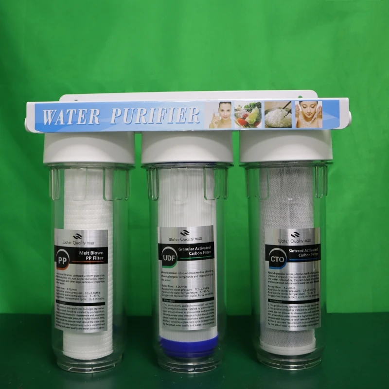 large flow 10inch pp cto udf filter remove sediment wall mounted water filter purifier pre filter water machine for whole house