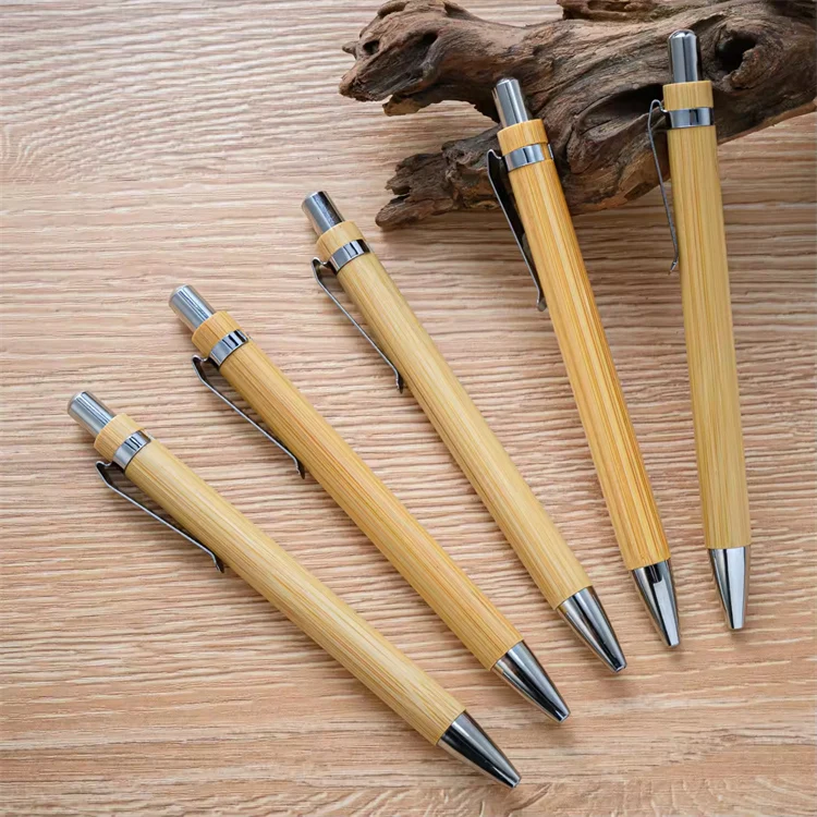 Cheap Price Eco Friendly Bamboo Custom With Logo wooden pen case wooden pen Wood Bamboo Pen