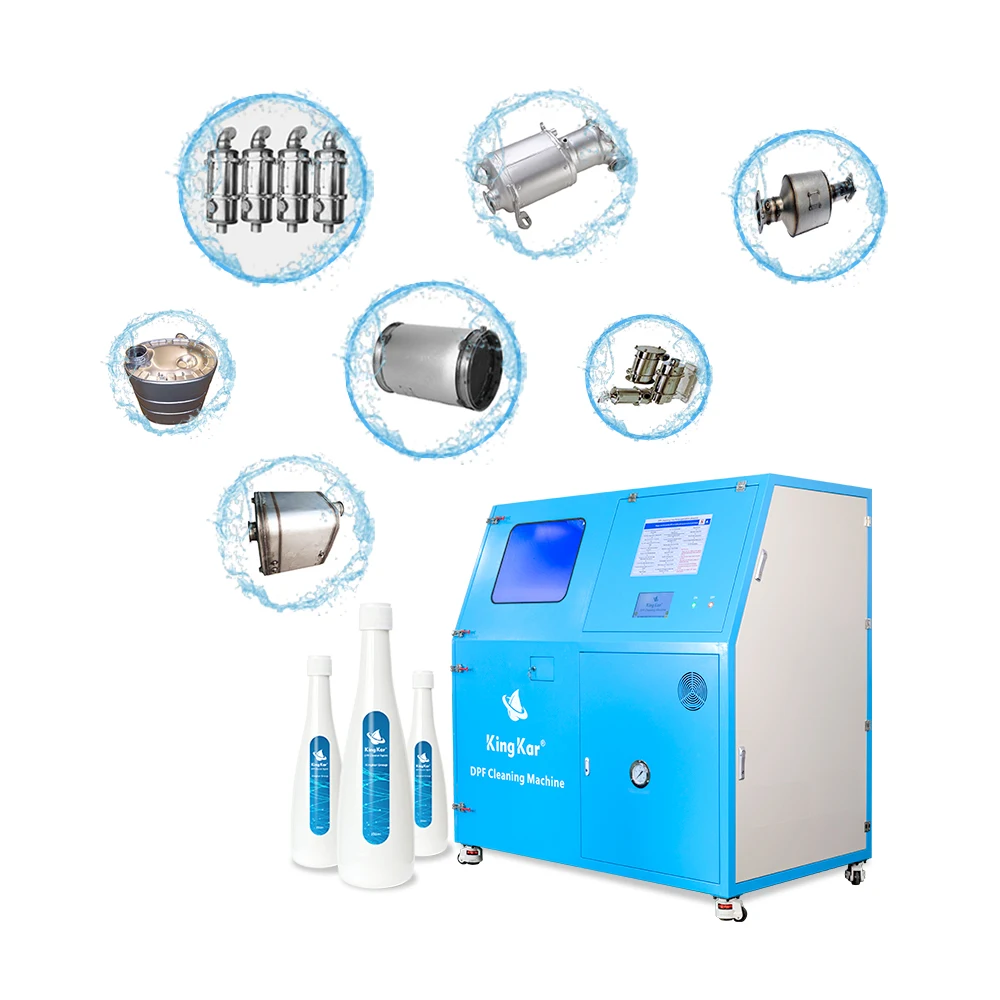 KingKar HotWater Washing Baking 100%effect for All DPF DOC SCR Industrial Ultrasonic Cleaner DPF Cleaning Machine Filters