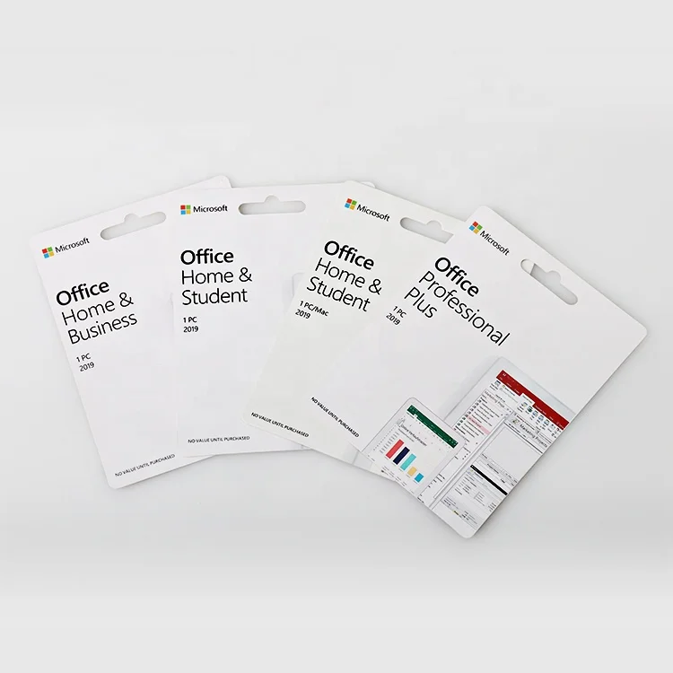 Оригинальный товар, карта для ключей для офиса, дома и студента Hs PC 2019, отправляется DHL Office 2019 для дома и студента