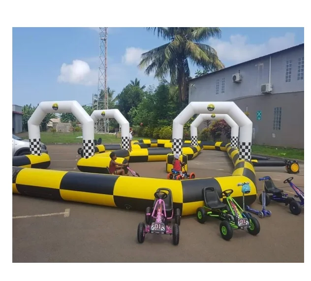 inflatable zorb ball go karts race track sport game for sale