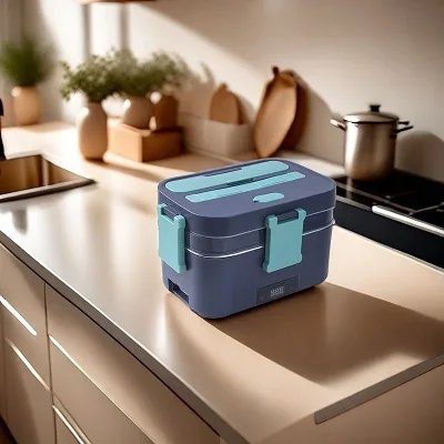 Electric lunch box  3 in 1 ultra quick heated lunch boxes portable food warmer 1.8L
