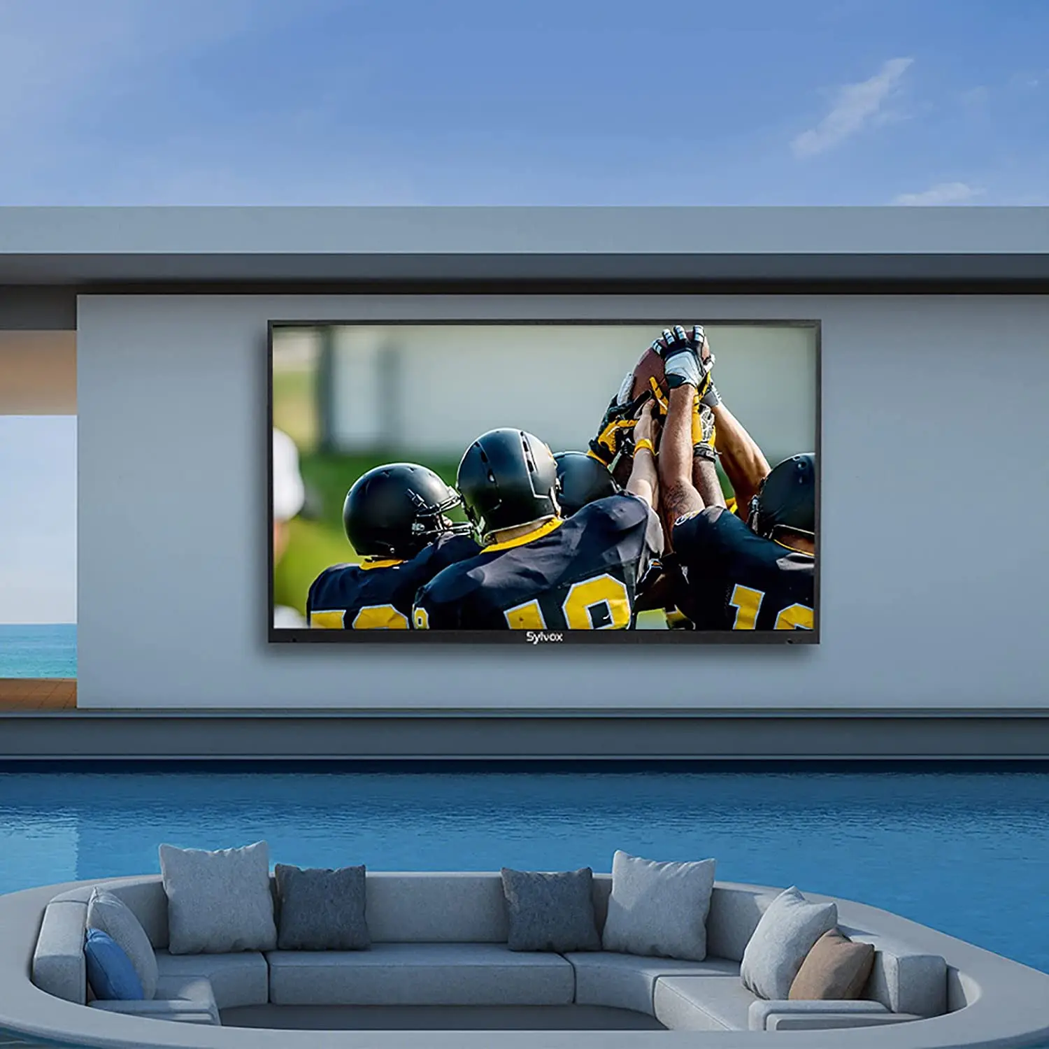 65 дюймов Full тени для отдыха на природе Smart TV (2022) | 4K 1500 нит HDR СИД водостойкая