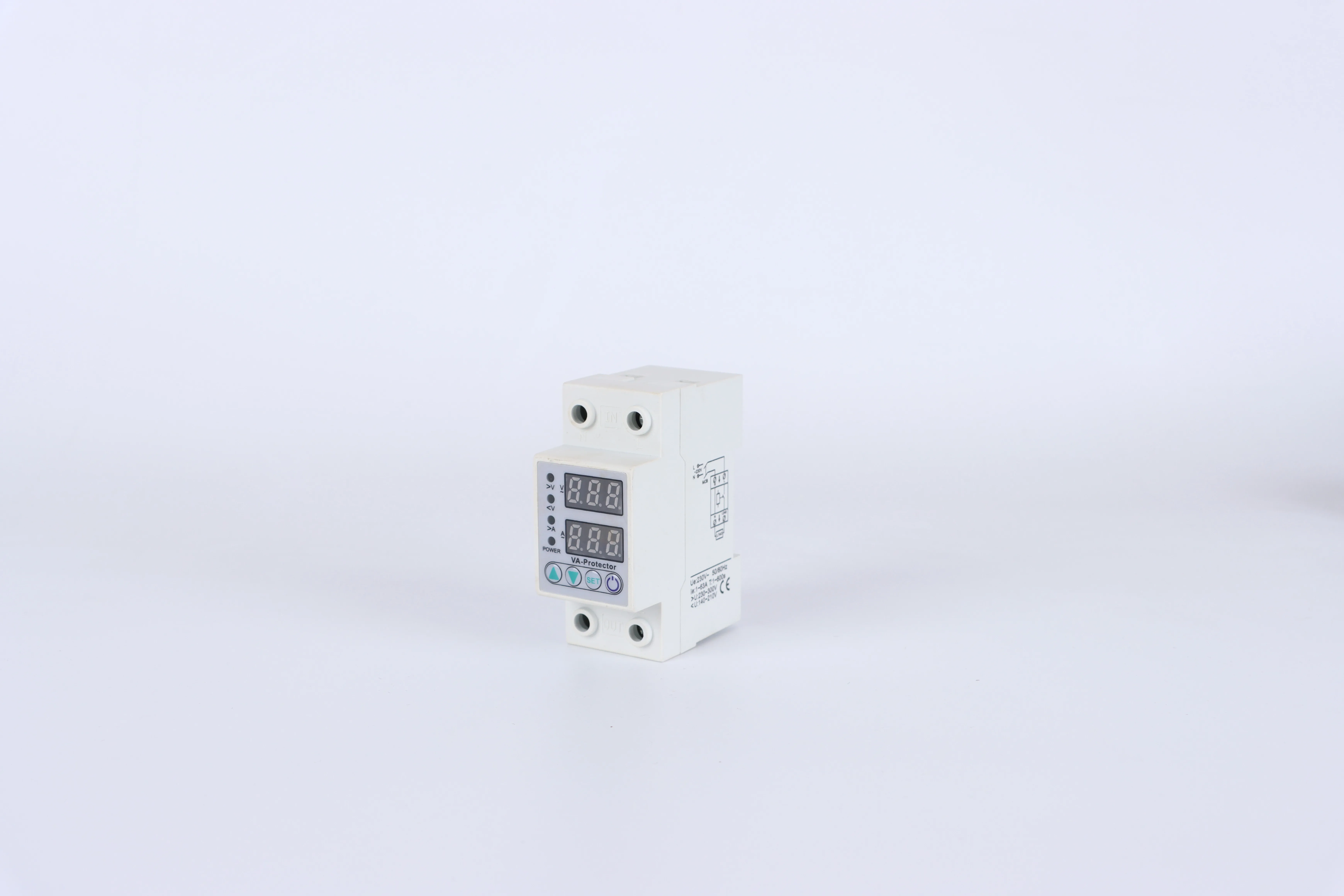 Outdoor Waterproof ABS PVC Control Box Protector with Over/Under Voltage Protection IP67 66 55 ABS Plastic and PC Material