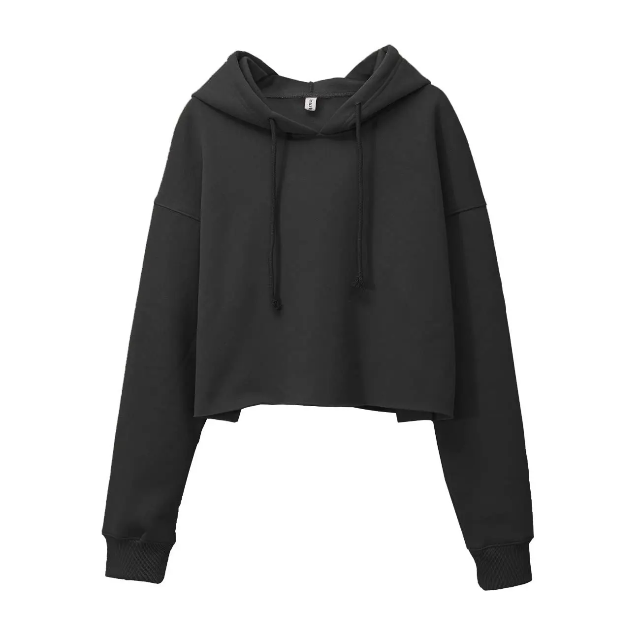 wholesale unisex men cropped hoodie men puff printed blank women crop top hoodie custom cropped hoodies and flared sweats sets