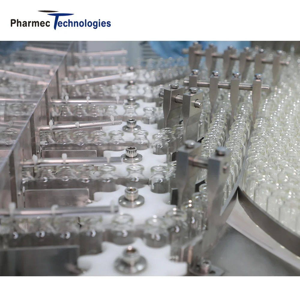 Vial Injection Washing Sterilization Filling and Sealing Production Line