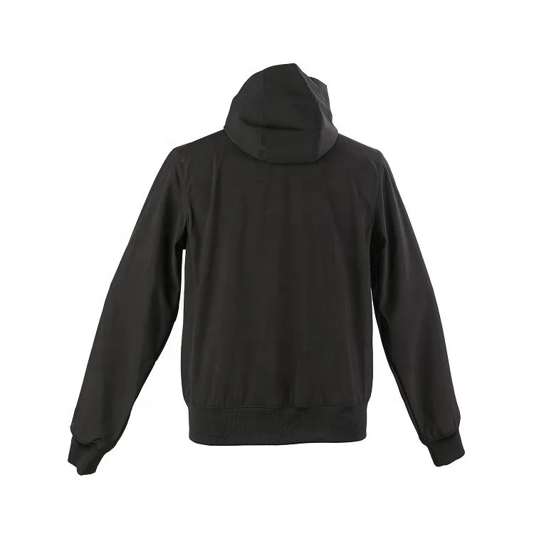 OEM Custom Design Lightweight Black Waterproof Men Jacket Custom Zip Up Hood Windbreaker Jacket