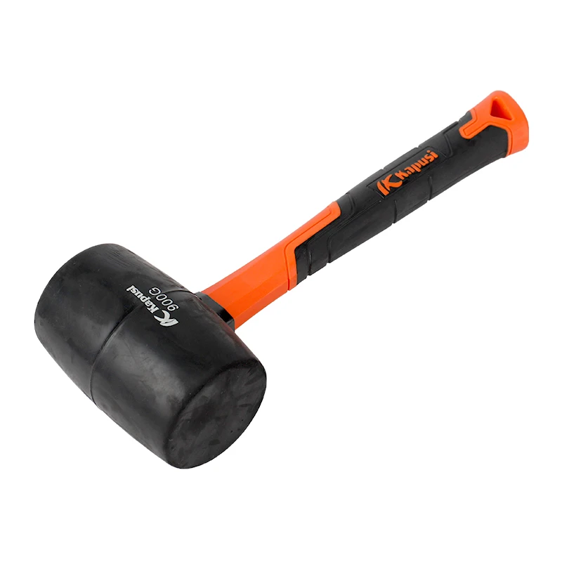 KAPUSI K-0378 Professional DIY Grade Solid Deadhead Rubber Sledge Mallet Hammer for Tile Floor Installation Custom OEM Supported