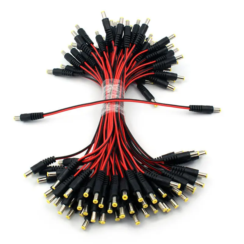 DC-101N cheap price dc cable power cord 5.5*2.1mm male and female connector 2 years warranty dc power cable cctv accessories
