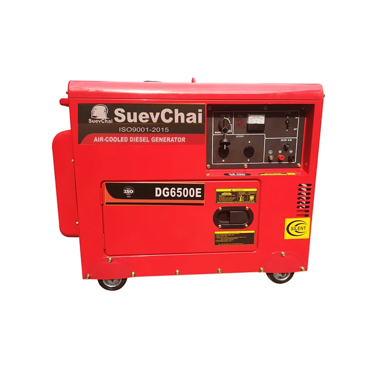 Manufacturer Supplier DG6500SE 5KVA Silent Remote Start Single Phase Diesel Generator