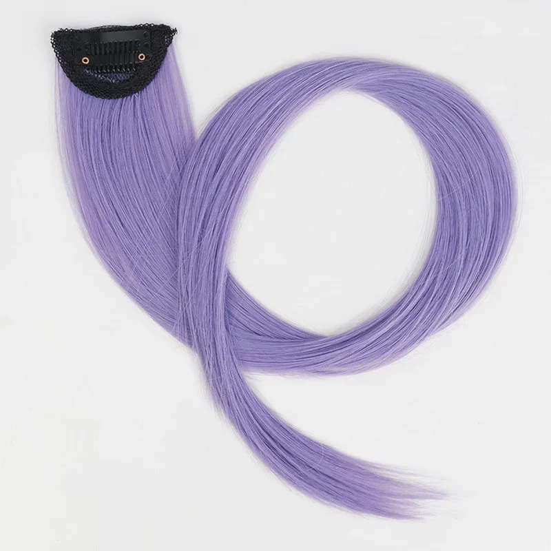 Монохроматический парик подвесной ушной краситель длинный прямой зажим для волос цветные неоставляющие следов волосы наращивания центрифуга женский