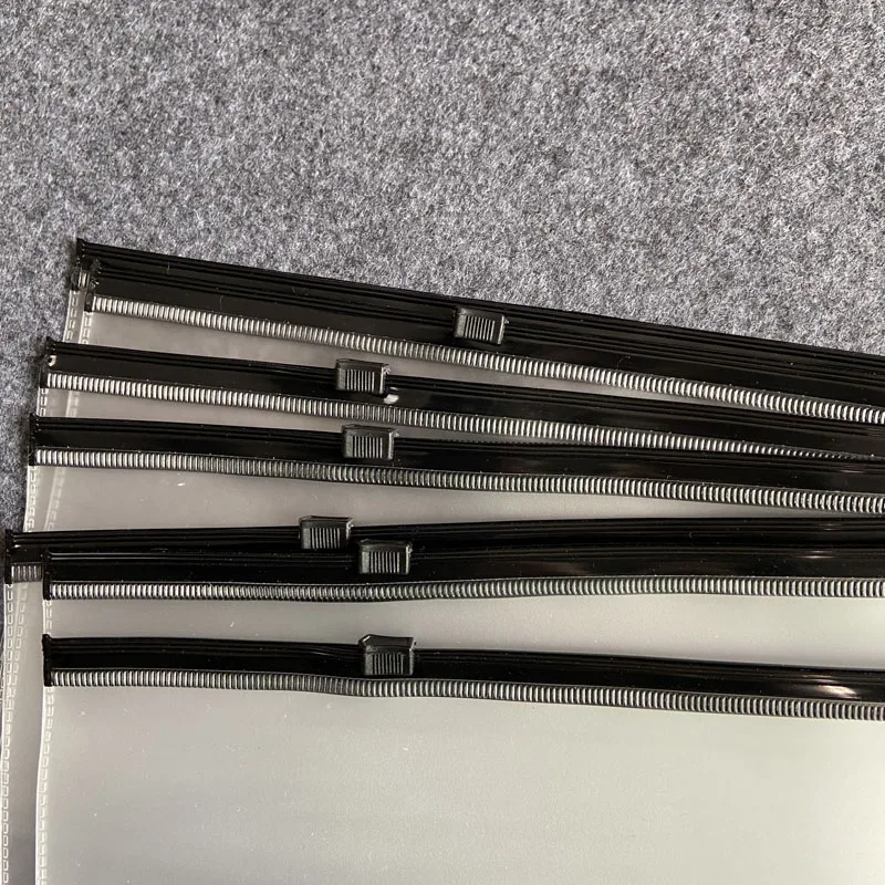 Custom Logo Hair Packaging Bags PVC Hair Extension Packaging Zipper Bags Package Screen Printing Custom Size Accepted Recyclable