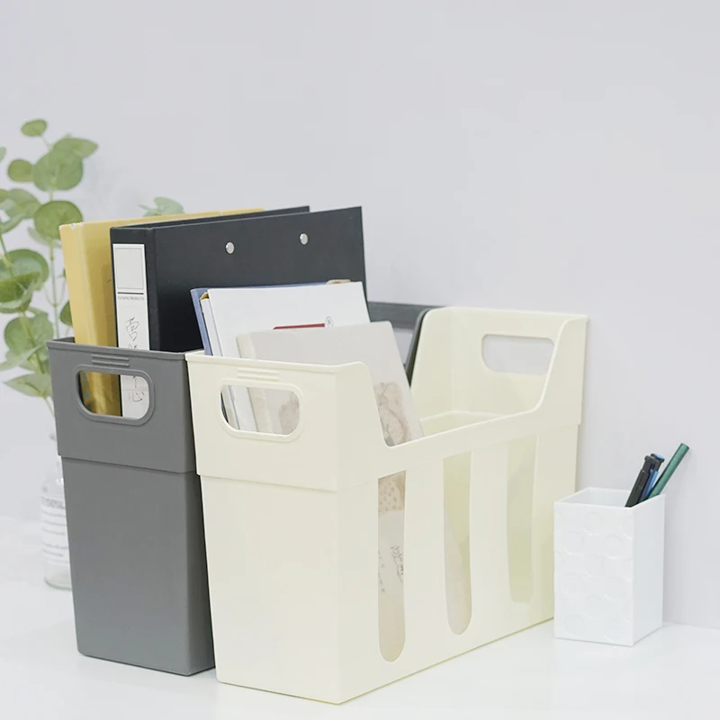 Wholesale cheap file desktop Tray Magazine File Document plastic storage box for sale