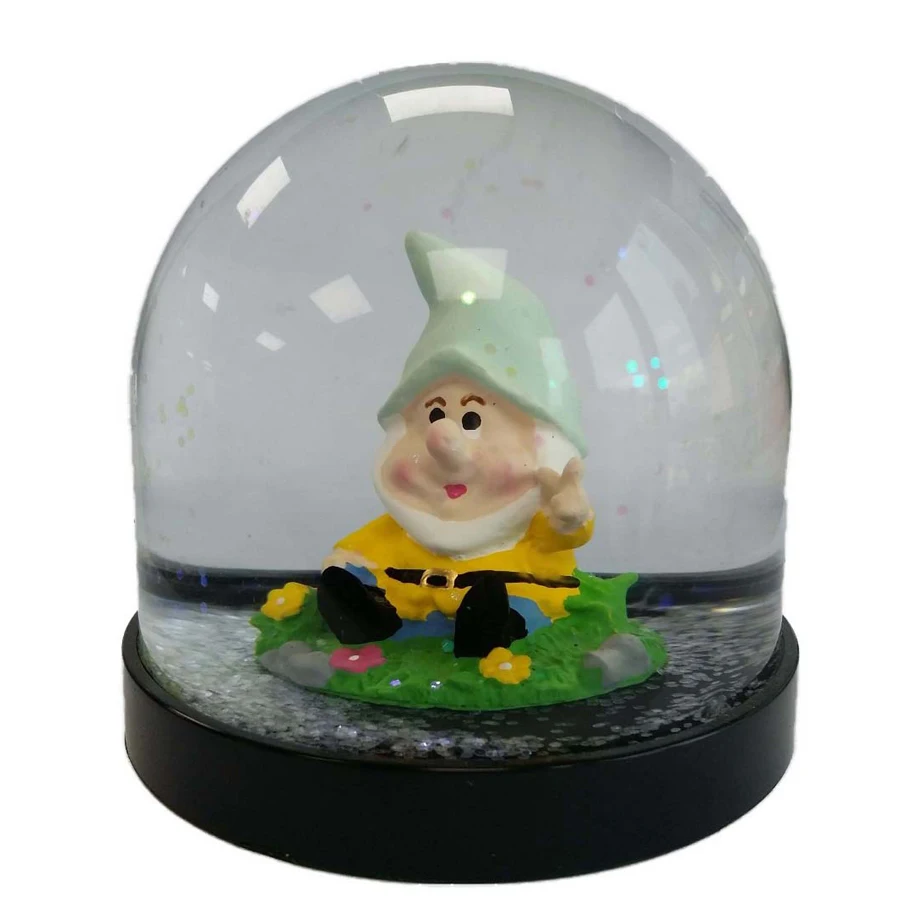 Home Decoration Plastic Water Snow Globe Souvenir Snow Ball Dome Custom Snowball With Photo Insert