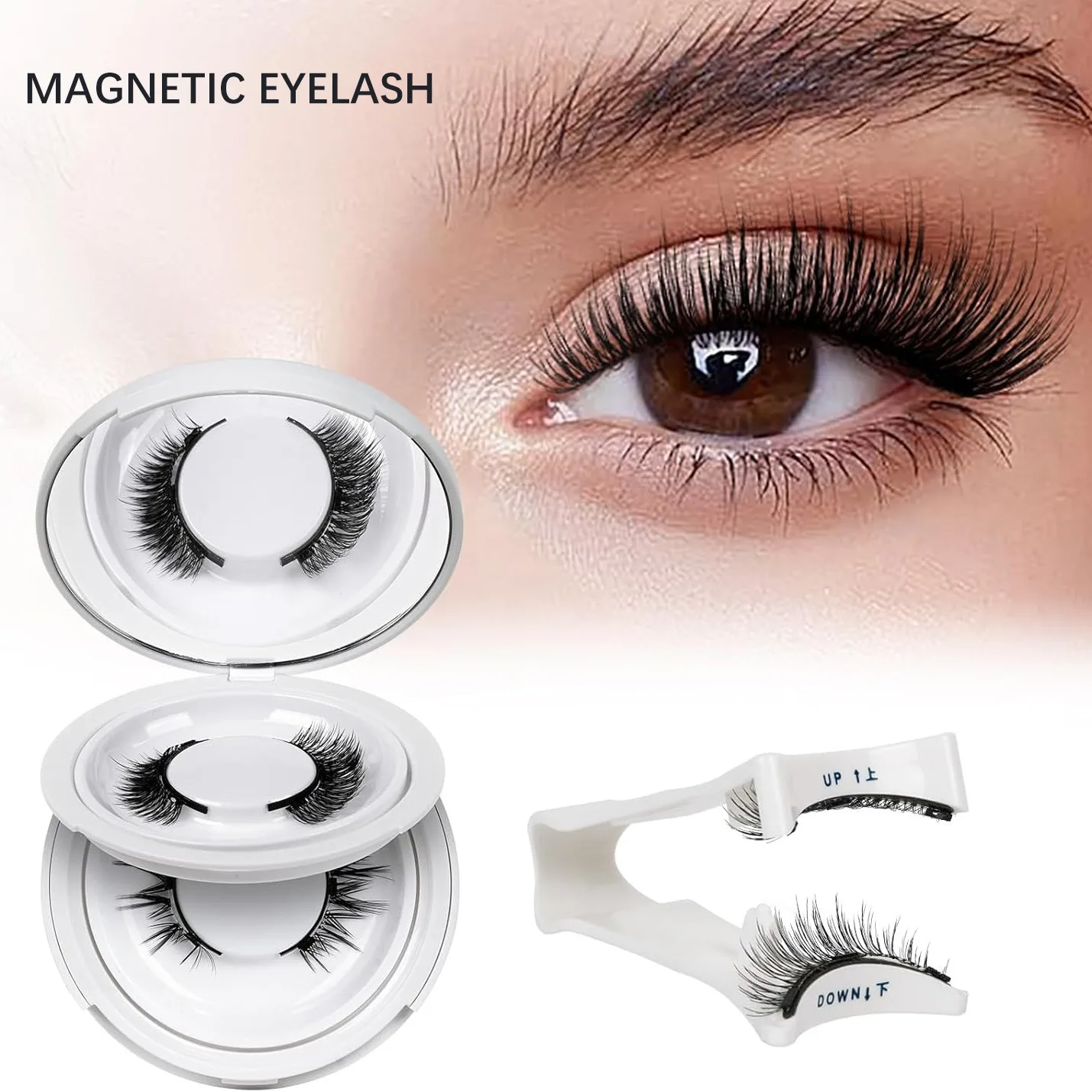 High Quality Cheap Luxury Magnetic Eyelashes For Easy Application Long-Lasting Full Volume Soft Curl Lashes
