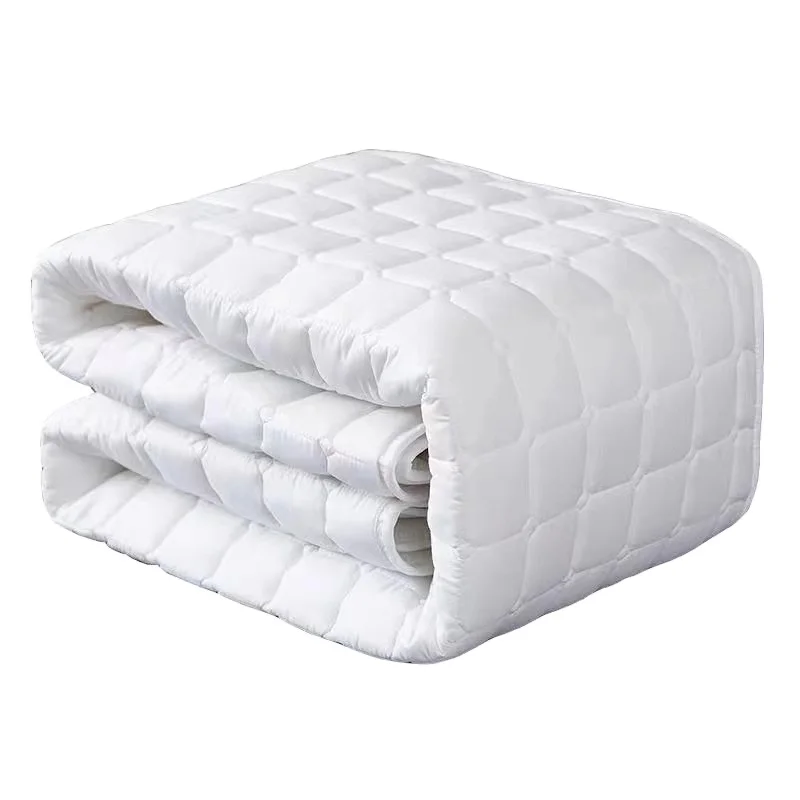 Factory Hot Sale Comfortable Soft Pure Cotton Hotel Mattress Protective Pad Bedding Set