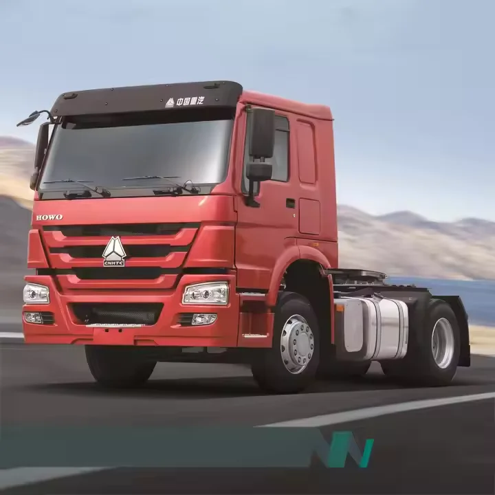 Тяжелый 420hp Подержанный черный Howo A7 тракторный грузовик для продажи