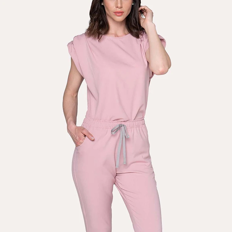 Fast Delivery Medical Uniform Scrub Women Top Jogger Scrub Anti Wrinkle Sets Nurse Uniforms