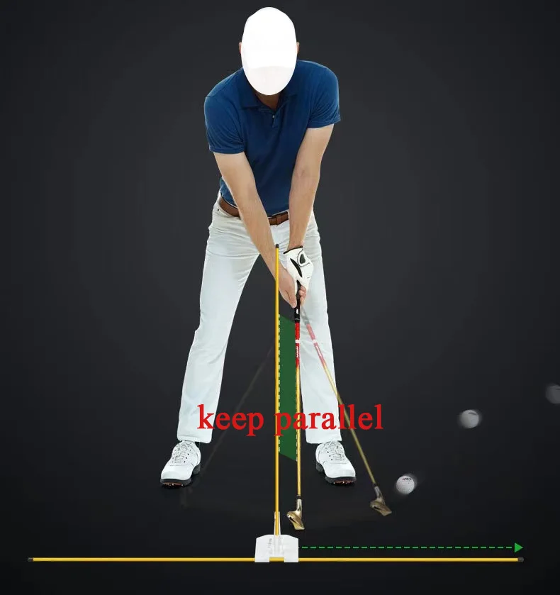 Golf Alignment Training Kit Superior Alignment Sticks Curved Swing Plane Golf Practice Rods